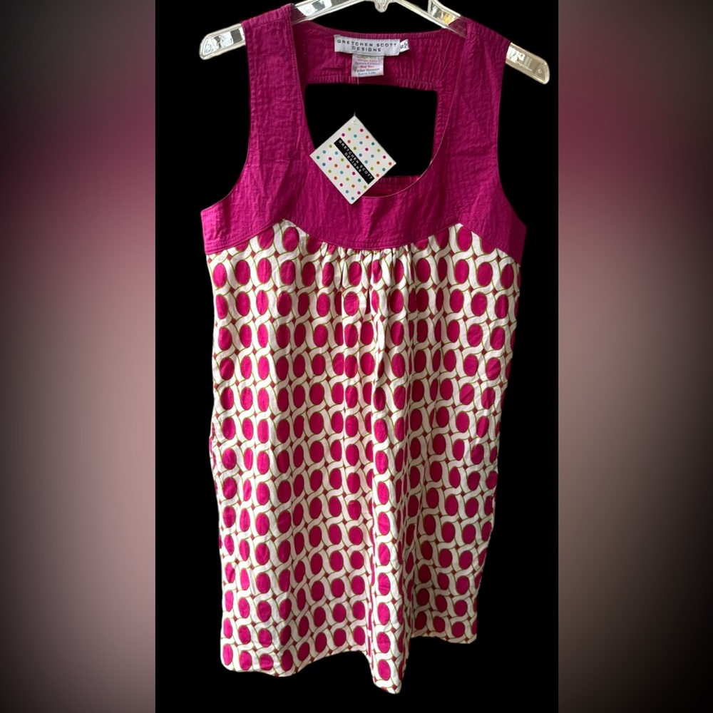 NWT Gretchen Scott Designs Women’s Sleeveless Short  Dress New With Tags